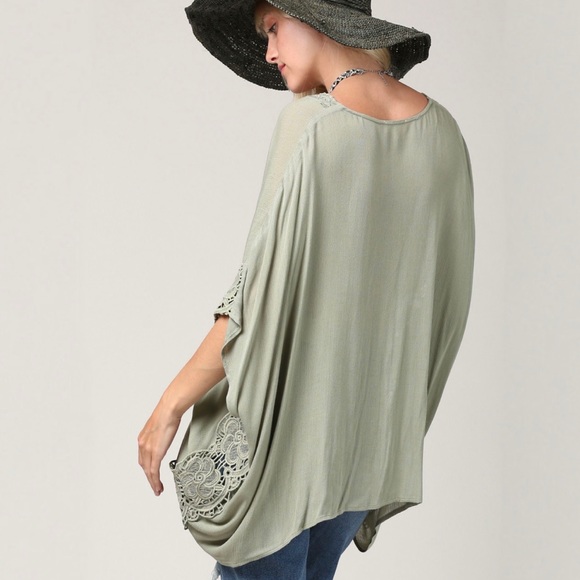 KyeMi | Yoryu Lace V-Neck Kimono - Picture 4 of 7